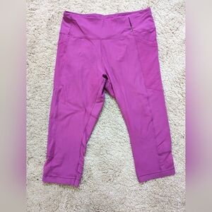 CALIA Magenta Workout out Leggings, size XXL